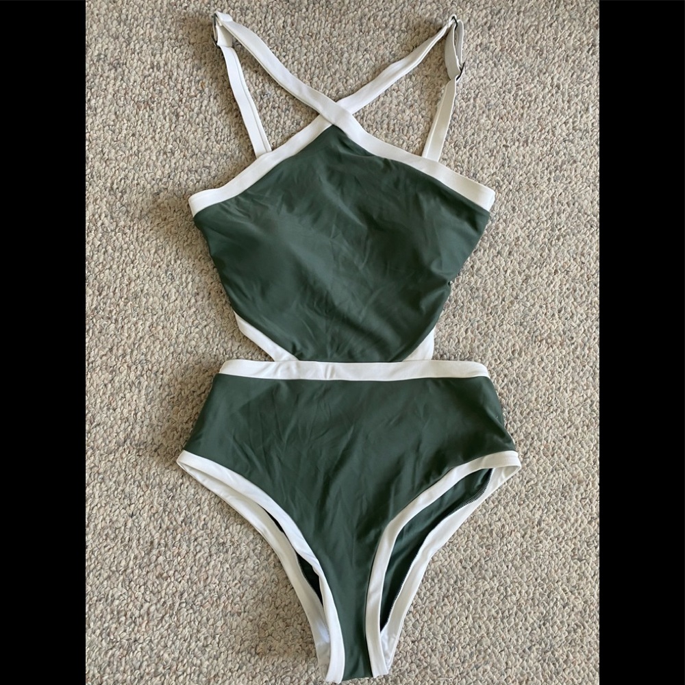 Aerie Cut-Out One Piece Bathing Suit